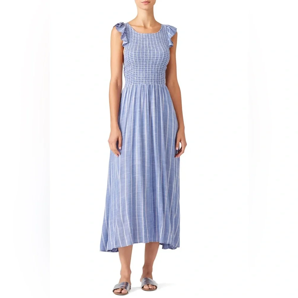 Chambray Butterflies Maxi by Free People - Picture 10 of 11